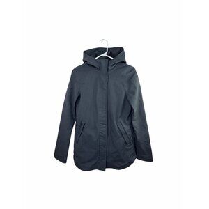 Ivivva by Lululemon Gray Hooded Zip Front Jacket Girls Size 14